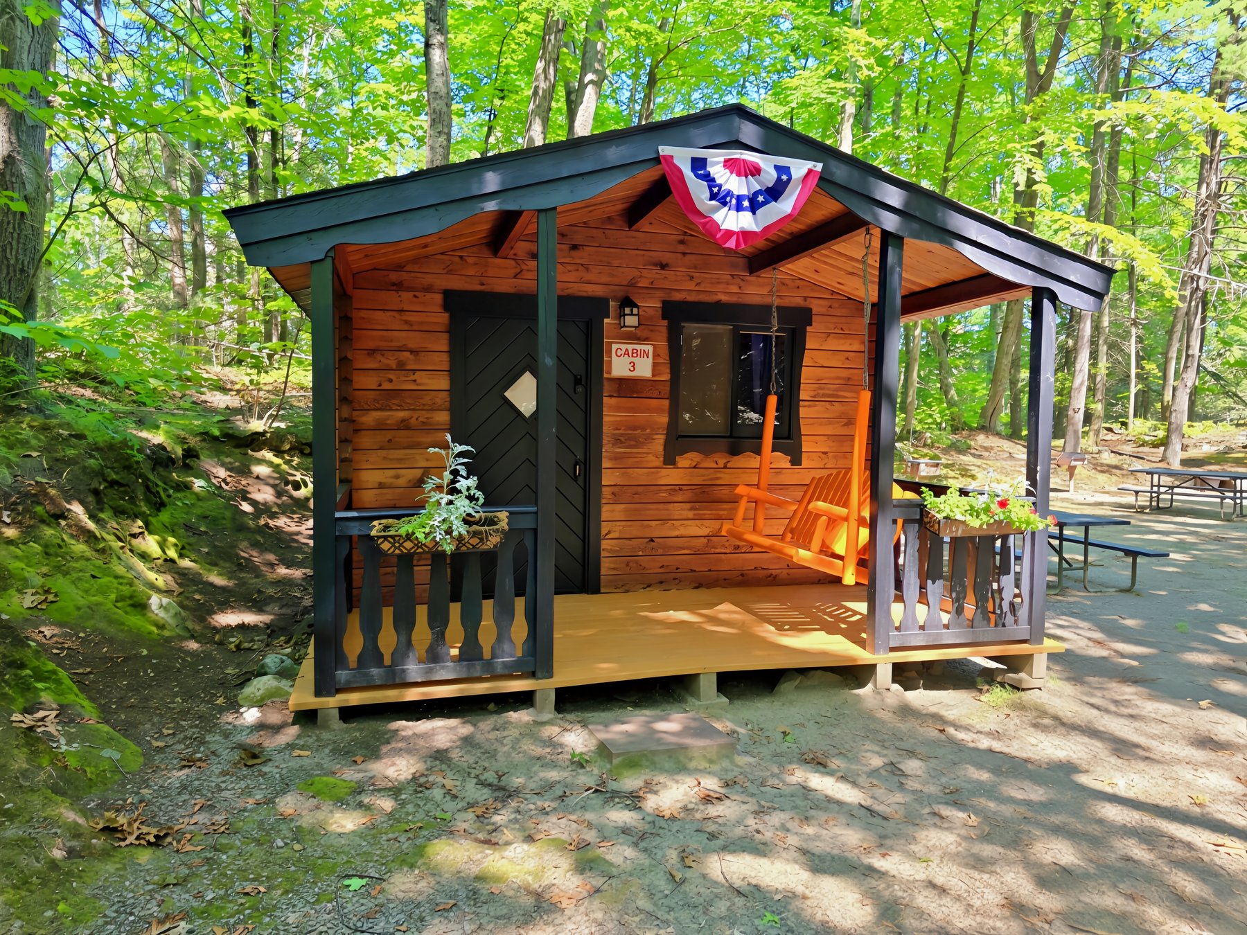 Cabins view 1 at Pioneer Valley RV Campground