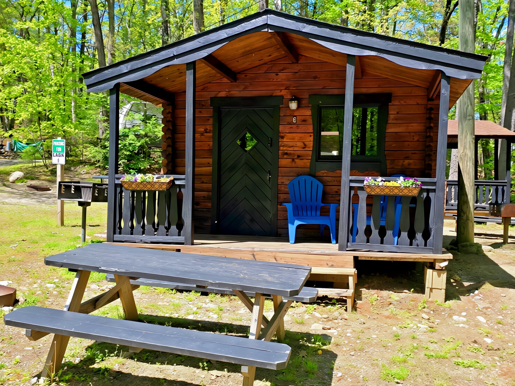 Cabins view 3 at Pioneer Valley RV Campground